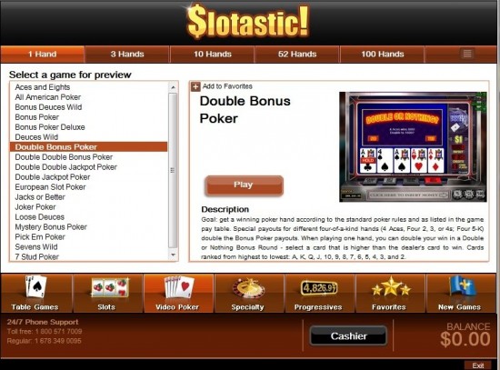 Slotastic Casino Promotions