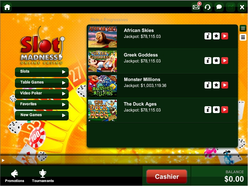 Slot Madness Promotions